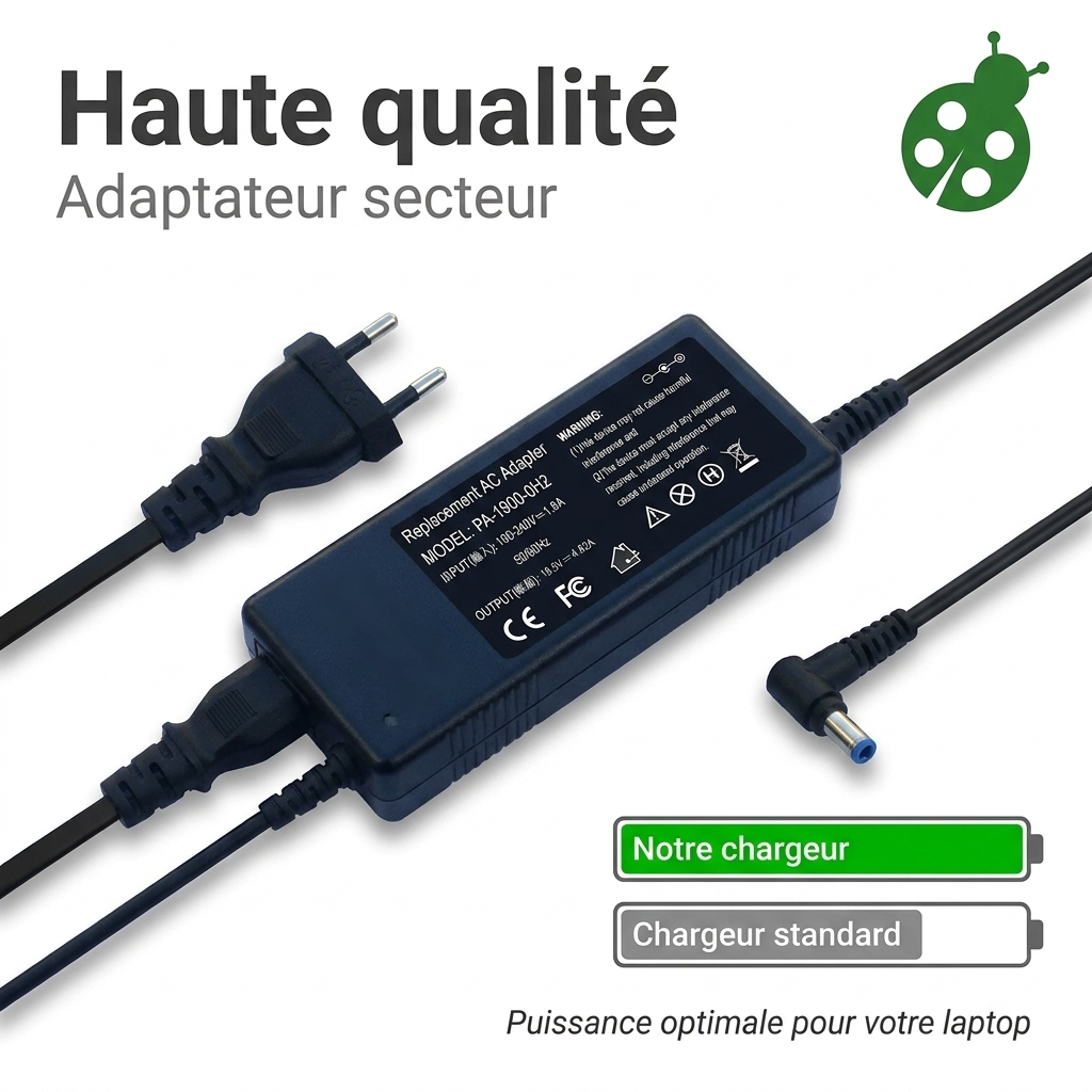 Cargador ordenador portatil y notebook dell latitude 13 3301