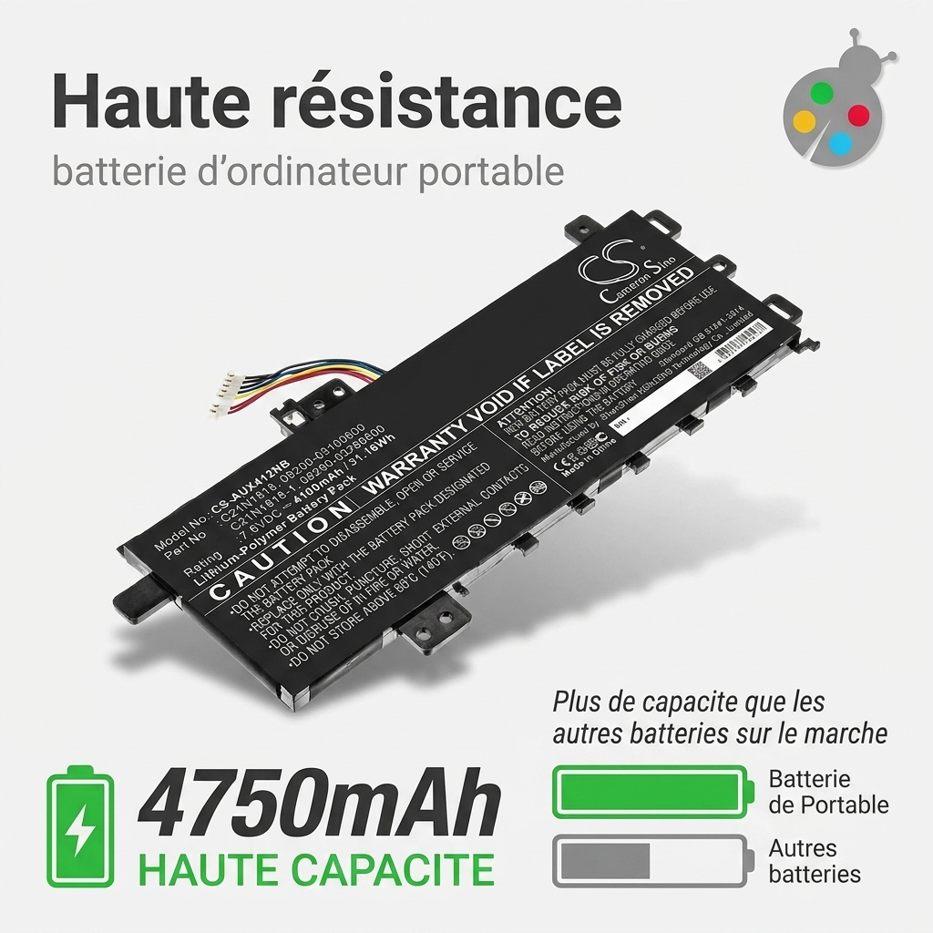 Bateria ordenador portatil y notebook asus vivobook 15 x512fl ej207t