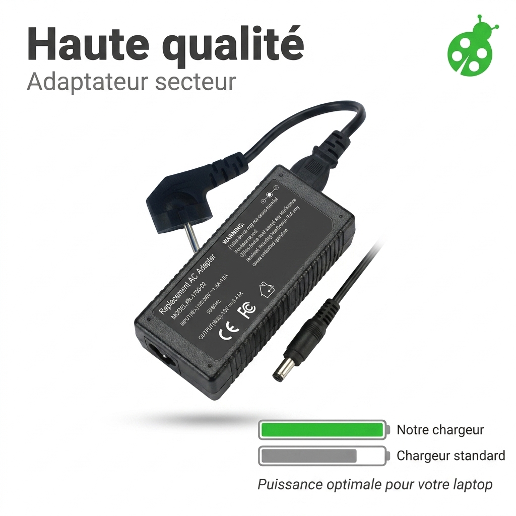 Cargador ordenador portatil y notebook asus r423u