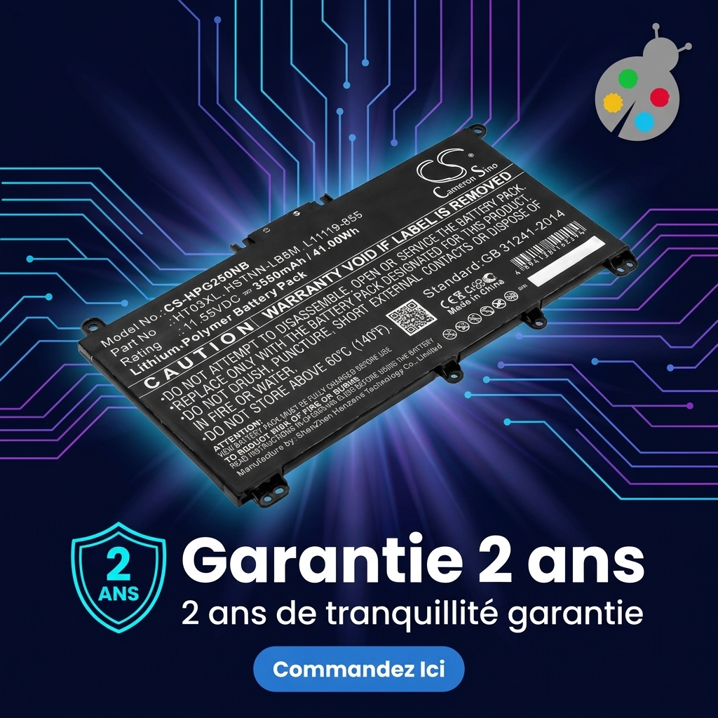 Bateria ordenador portatil y notebook hp 15 db0002nq