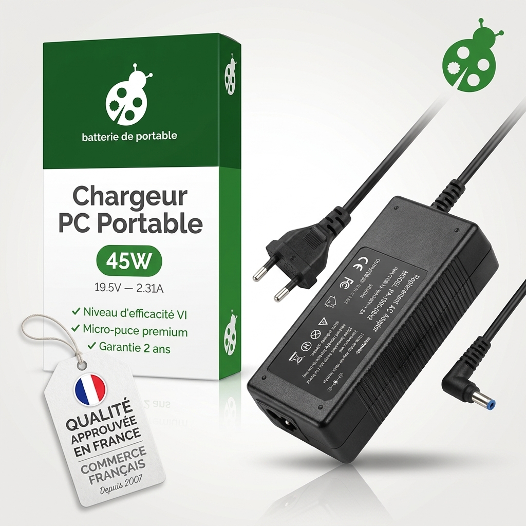 Cargador para ordenador portatil y notebook hp  14q-cs0003tu