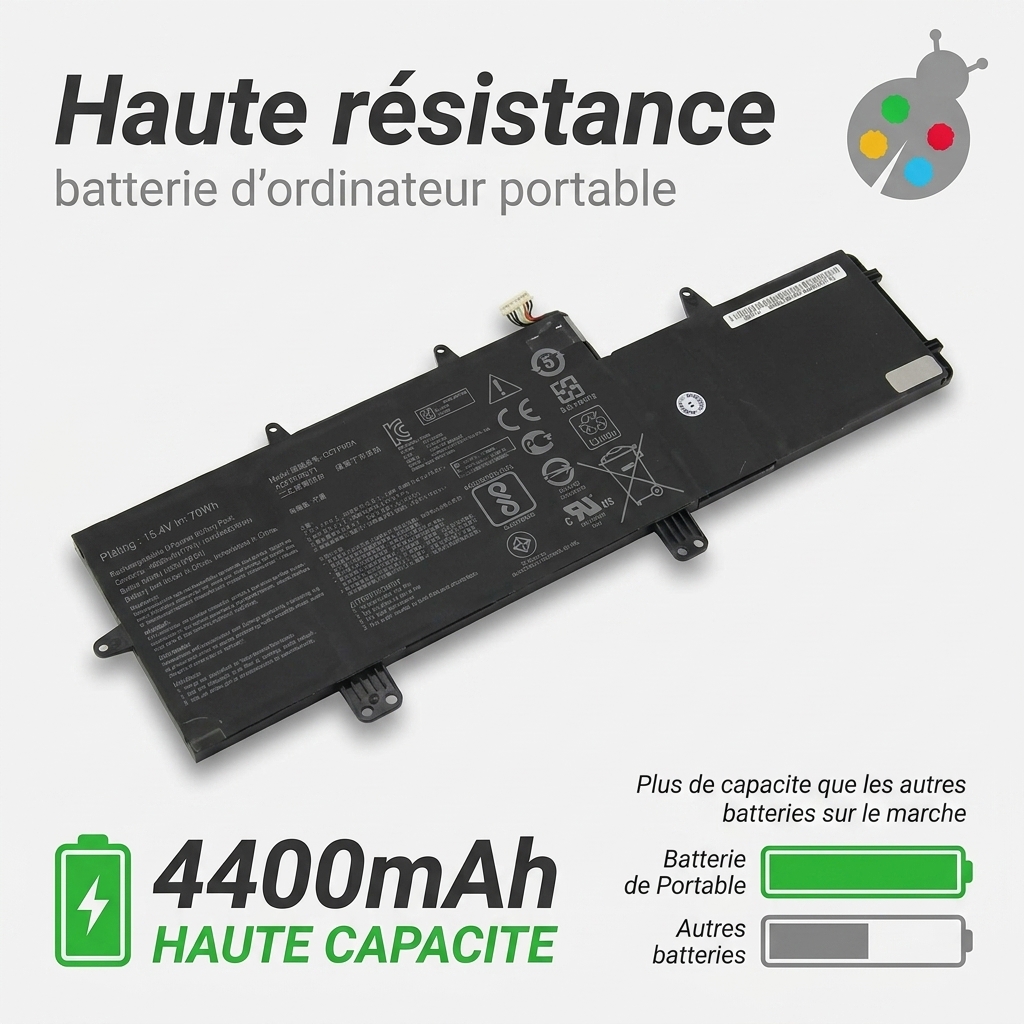 Bateria ordenador portatil y notebook asus zenbook pro 14 ux480fd be027t