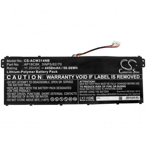 Batería para acer swift 1 sf114 34 p8q7
