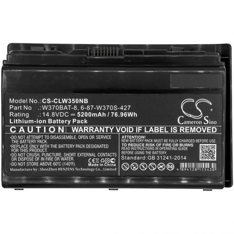 Bateria  clevo w370bat 8