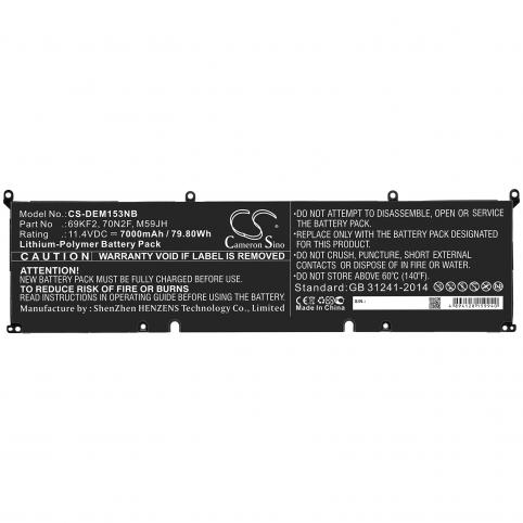 Bateria  alienware 69kf2