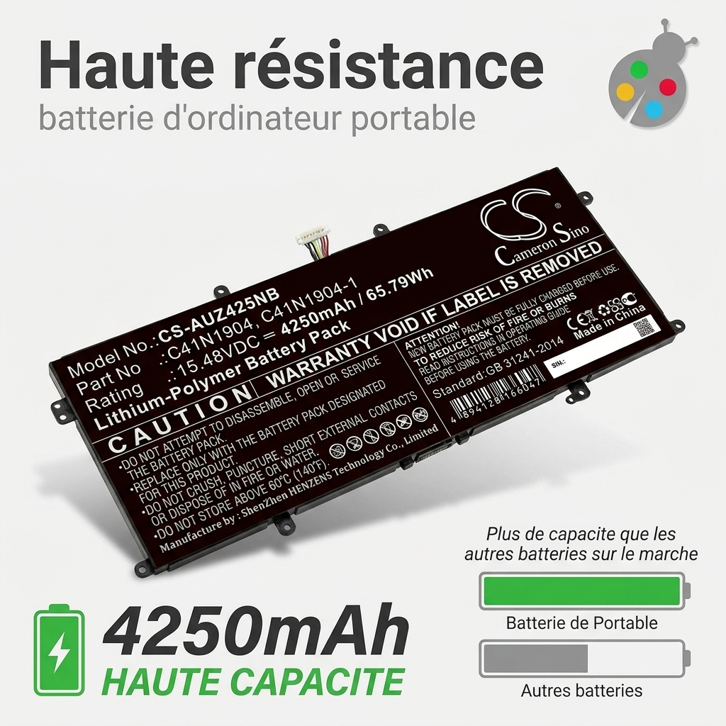 Bateria ordenador portatil y notebook asus zenbook 14 ux425ea bm004t