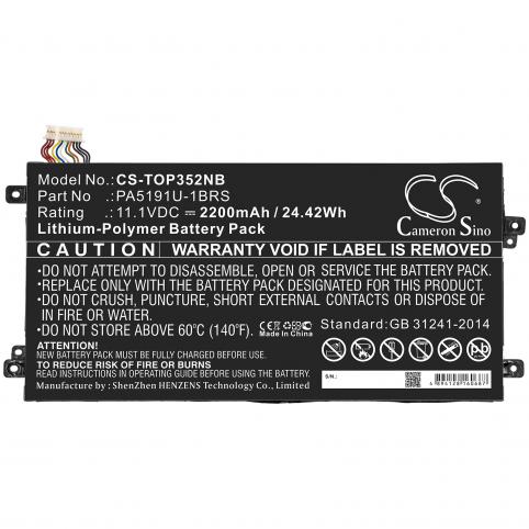 Bateria ordenador portatil y notebook toshiba satellite click 2 pro p30w b 1