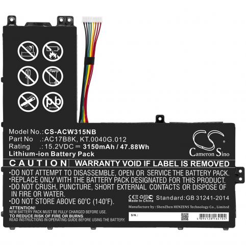 Batería para acer swift 3 sf315-52g-50fh