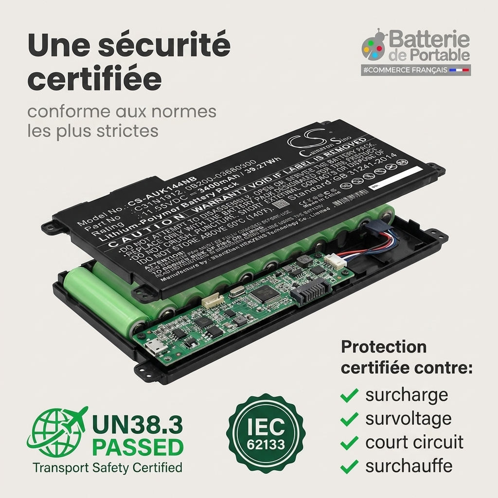Bateria ordenador portatil y notebook asus vivobook 14 e410ma