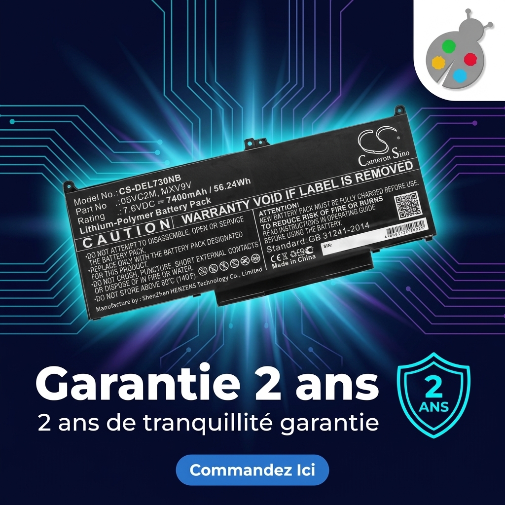 Bateria ordenador portatil y notebook dell latitude 7300