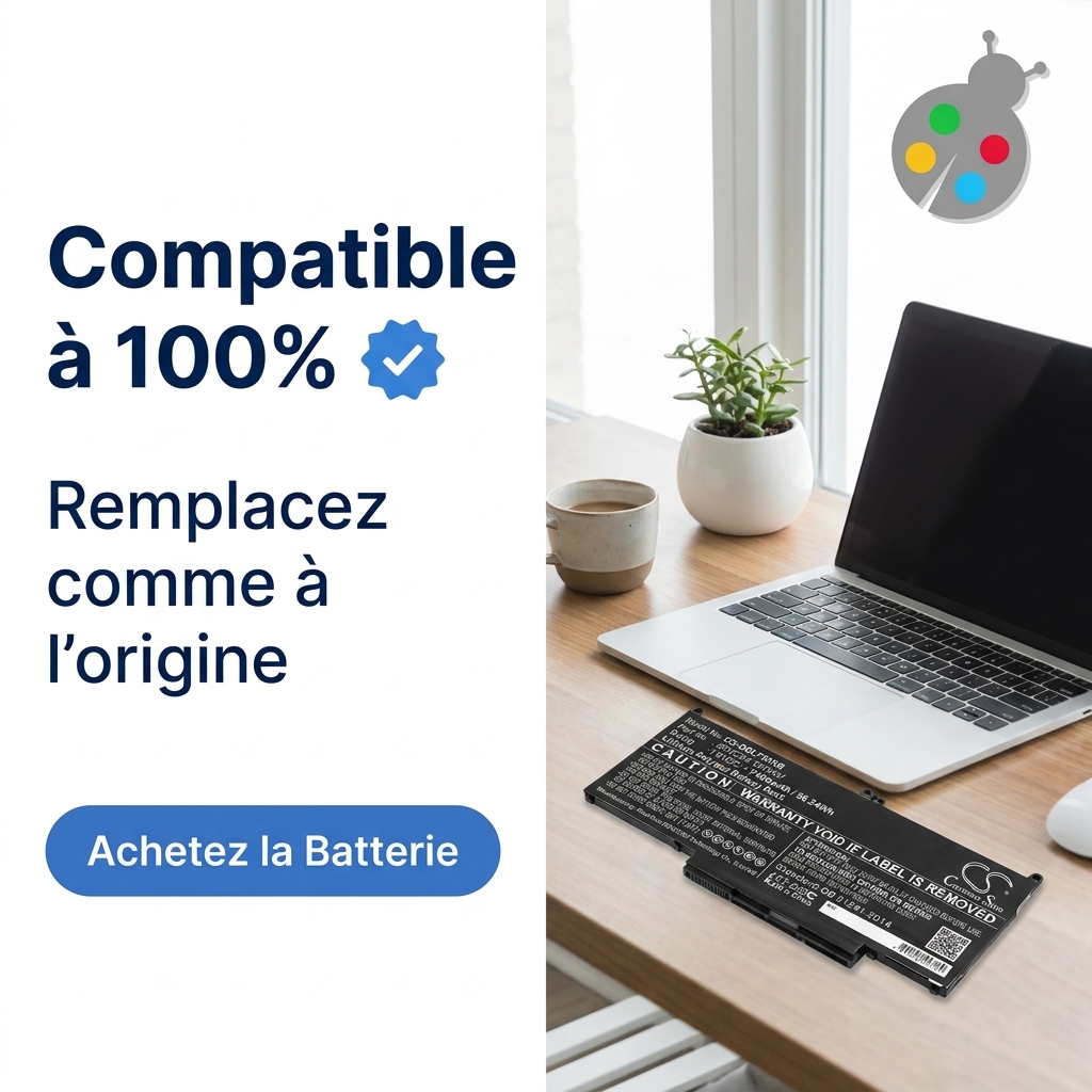 Bateria ordenador portatil y notebook dell latitude 7300
