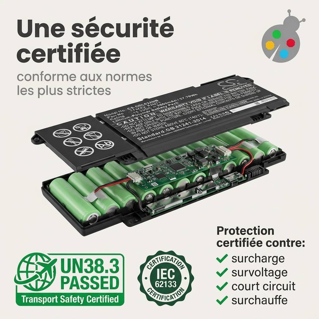 Bateria ordenador portatil y notebook dell latitude 5320