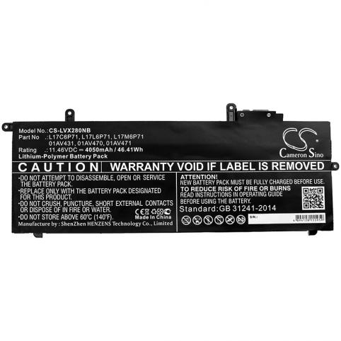 Batería para lenovo thinkpad x280