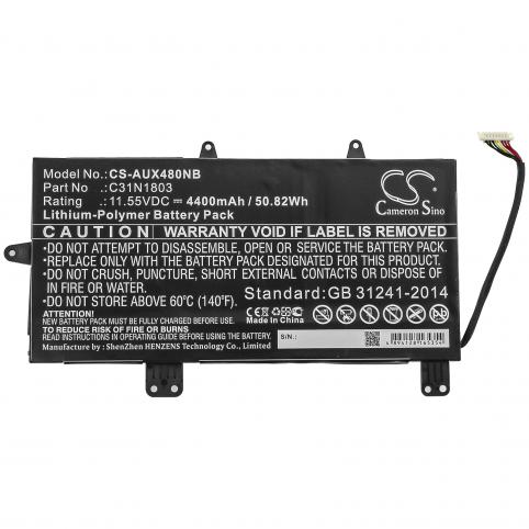 Bateria ordenador portatil y notebook asus zenbook pro 14 ux480fd