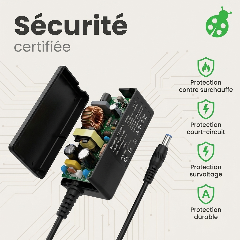 Cargador ordenador portatil y notebook dell latitude 12 7202