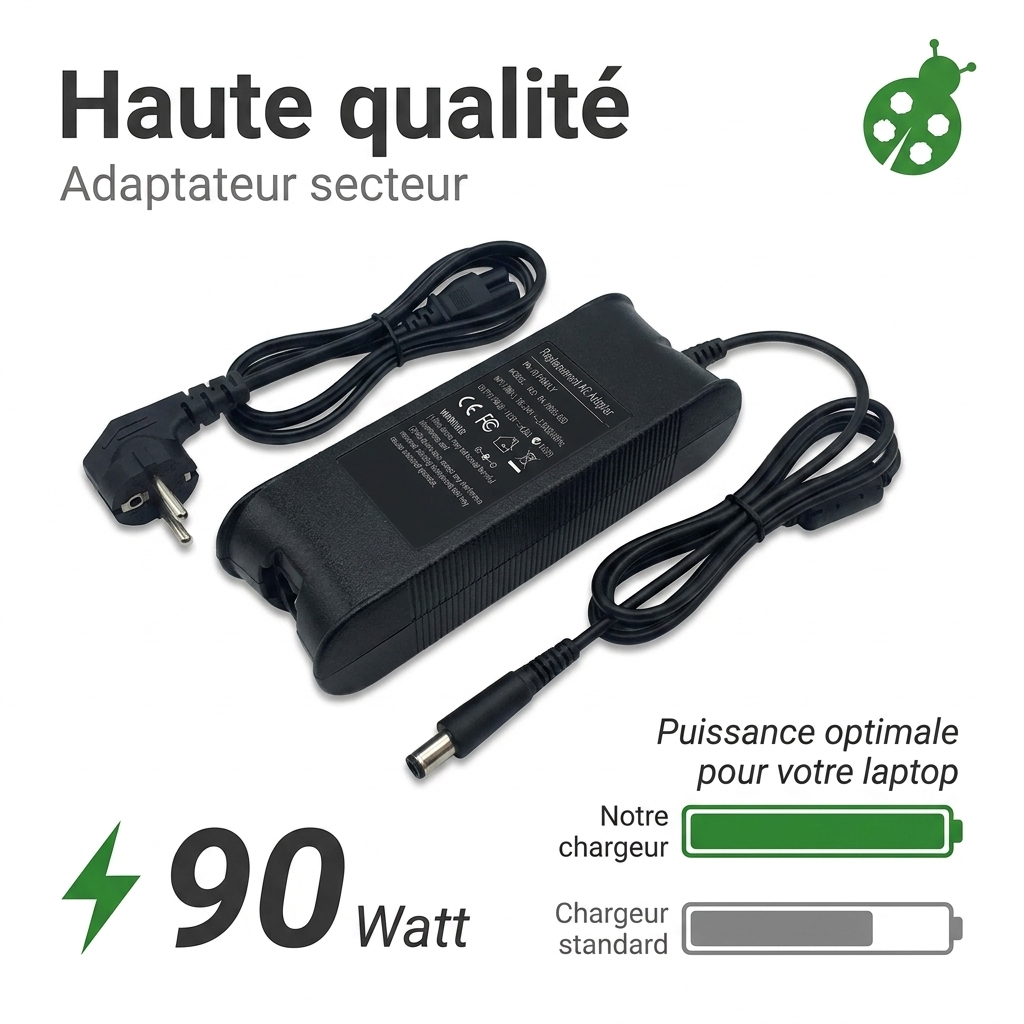 Cargador ordenador portatil y notebook dell latitude 14 5400