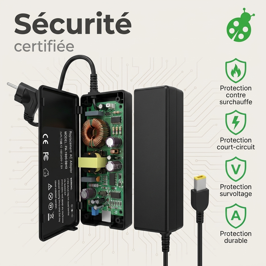 Cargador ordenador portatil y notebook lenovo thinkpad p1 2019