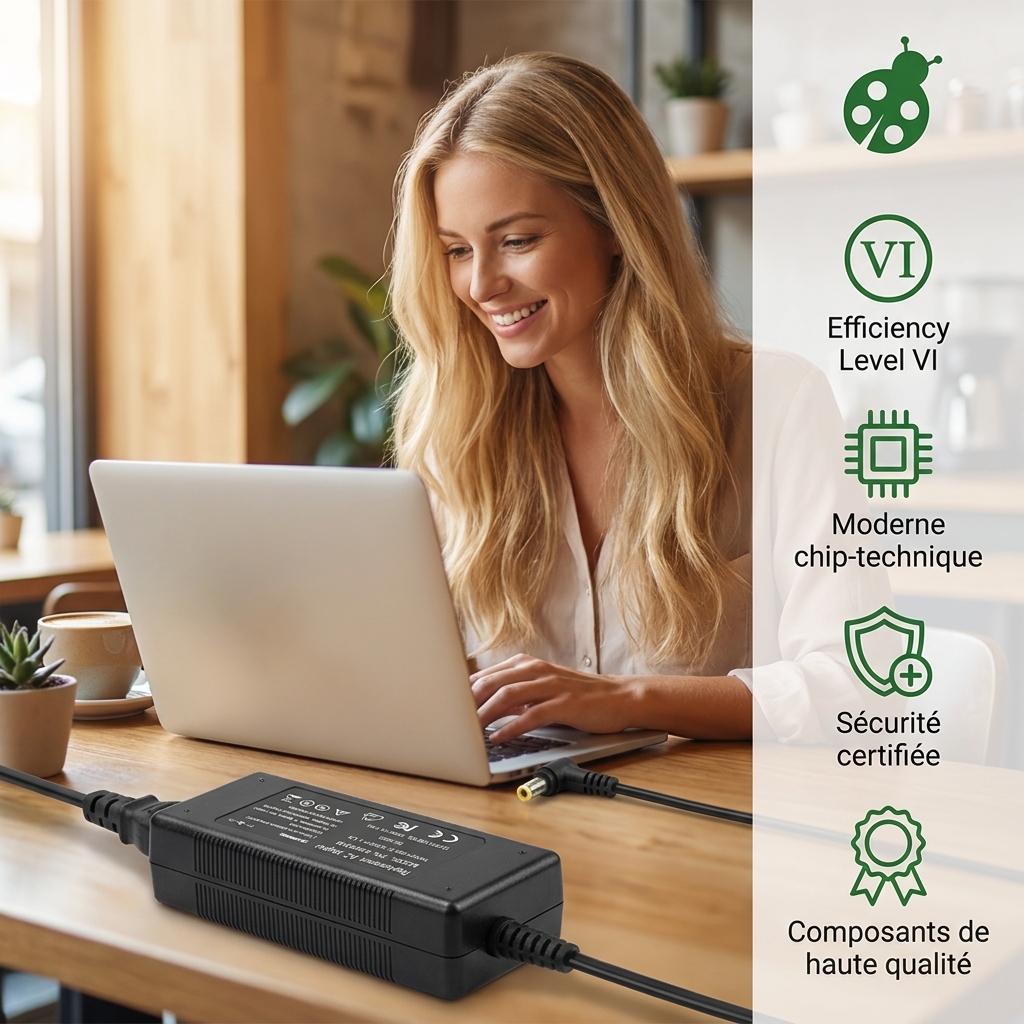 Cargador ordenador portatil y notebook essentielb smart mouv 1401