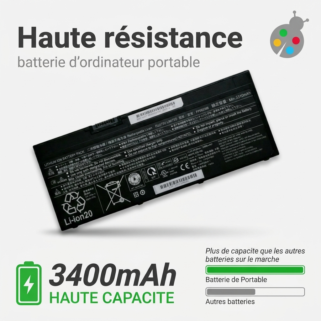 Bateria ordenador portatil y notebook fujitsu lifebook e559
