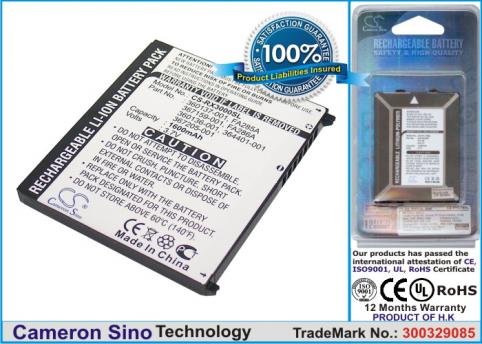 Batería para hp  ipaq jornada aero hx2195