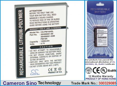 Bateria  t mobile pm16a mda compact