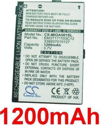 Bateria  smartphone mitac mio mio a501