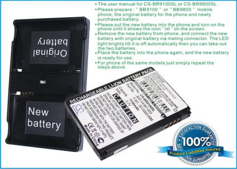 Bateria  blackberry rim blackberry pearl 3g, pearl 2, pearl 9100, pearl 9105, st