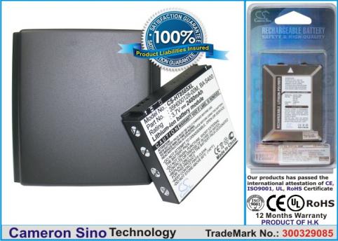 Batería para pda smartphone dopod hd2 t8588