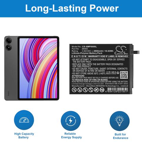 Bateria tablet redmi pad pro