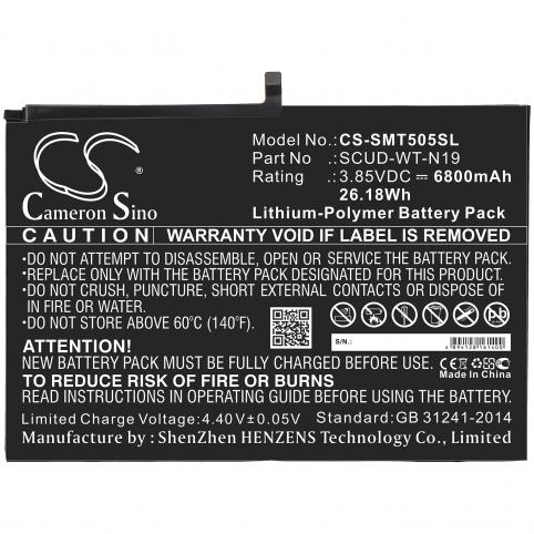 Bateria  samsung scud-wt-n19 galaxy tab a7 10.4 2020