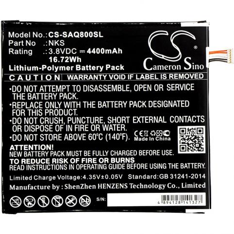 Bateria tablet sprint slate 80