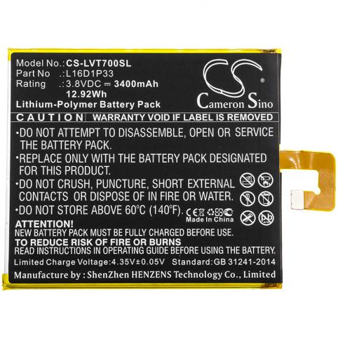 Batería para tableta lenovo l16d1p33 tab 7