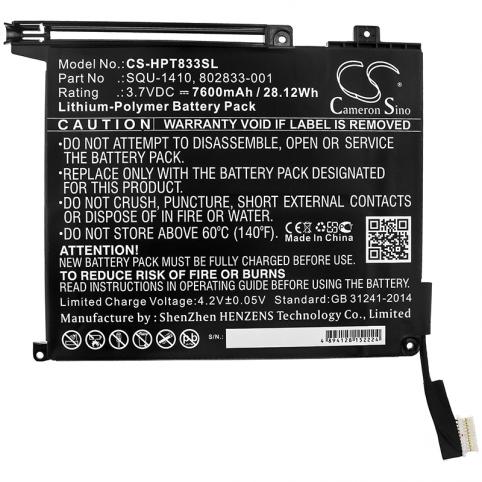 Batería para tableta hp 802833 001 m5h12ua