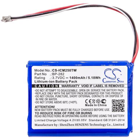 Batería para icom bp 282 ic m25