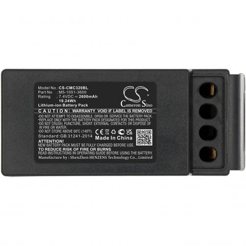 Batería para cavotec m5 1051 3600 m9 1051 3600 ex