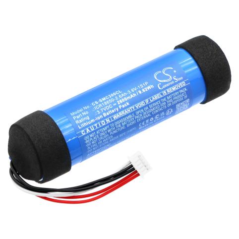 Refc batería icr18650 2.6ah 3.6v 1s1p
