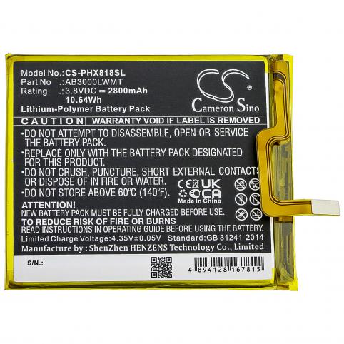 Bateria telefono philips xenium x818