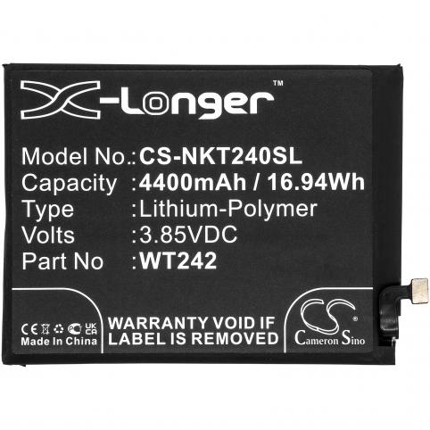 Batería para teléfono nokia wt242 2.4