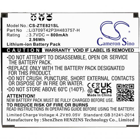 Bateria  zte li3709t42p3h483757 h