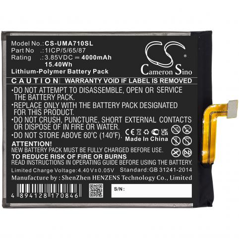Batería para teléfono umi 1icp 5 65 87 umidigi a7 pro