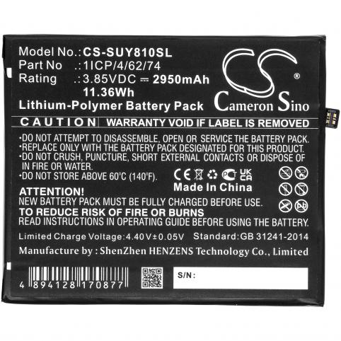Bateria telefono sugar y8 max