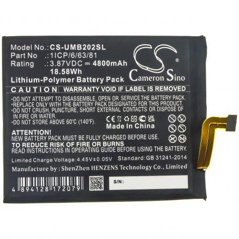 Batería para teléfono umi umidigi bison