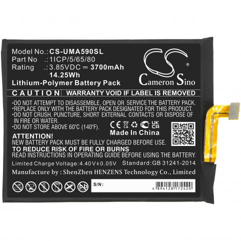 Batería para teléfono umi 1icp 5 65 80 umidigi a9 pro