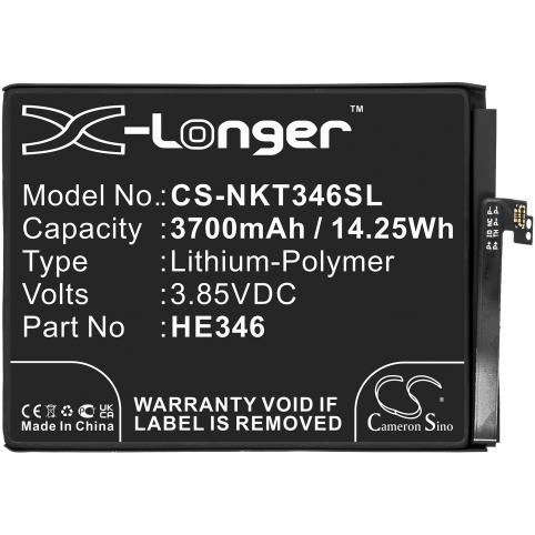 Batería para teléfono nokia he346 7 plus