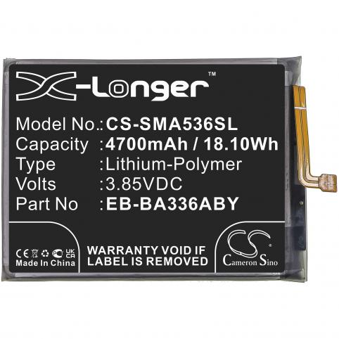 Batería para teléfono samsung eb ba336aby galaxy a53 5g 2022