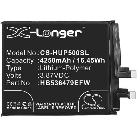 Batería para teléfono huawei hb536479efw p50 pro