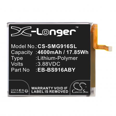 Batería para teléfono samsung eb bs916aby galaxy s23+