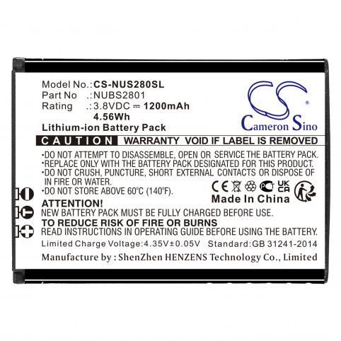 Bateria telefono nuu mobile f4l 4g lte