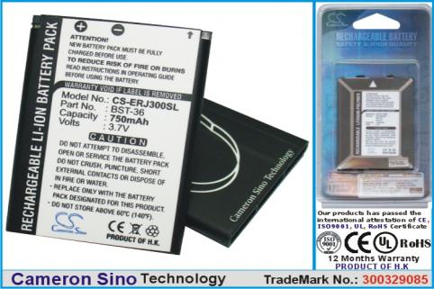 Batería para teléfono sony ericsson k320i