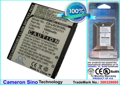 Bateria  lg kc910